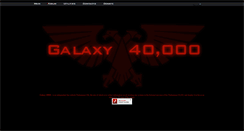 Desktop Screenshot of galaxy40k.com
