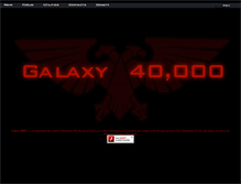 Tablet Screenshot of galaxy40k.com
